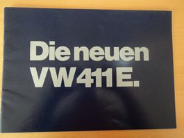 Prospekt VW Volkswagen 411E 1969