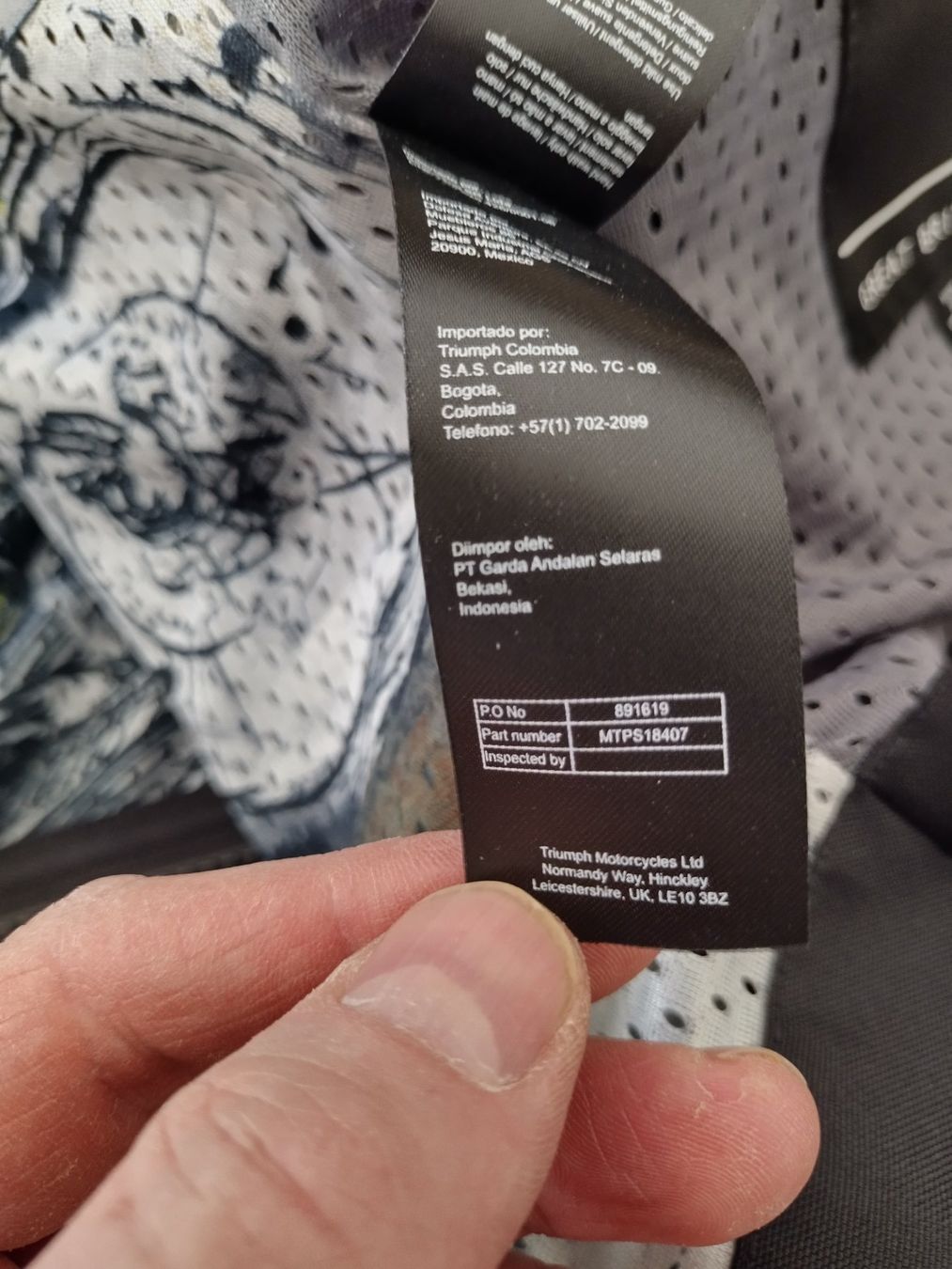 Triumph Giacche: Triumph Malvern Gore-Tex Motorradjacke – Usato da Wädenswil venduto da Sufiwa 3