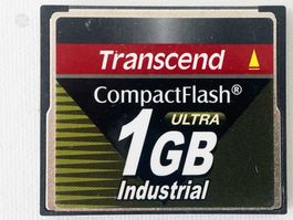 Transcend Compact Flash 1GB Memory Vintage Digitalkamera