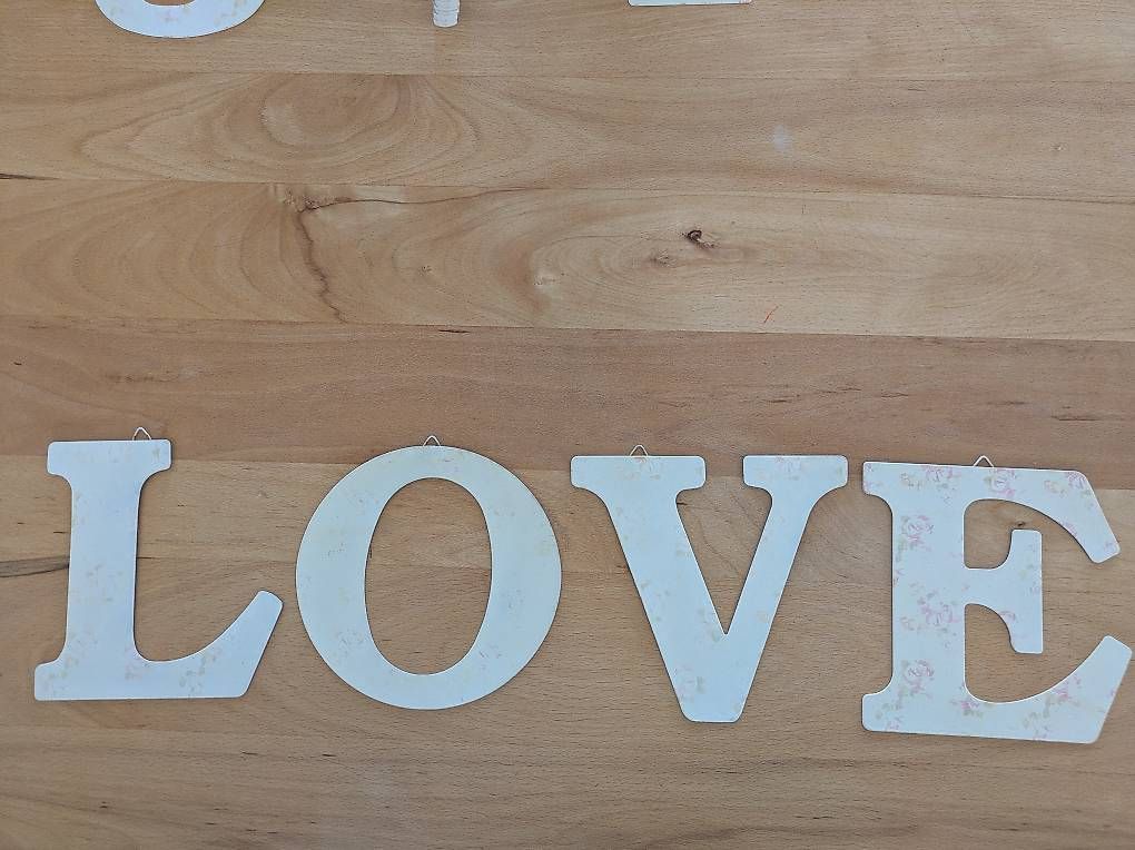Tutte le decorazioni: 3xShabby chic Metallbuchstabenset – Usato da Zufikon venduto da Baum03 2