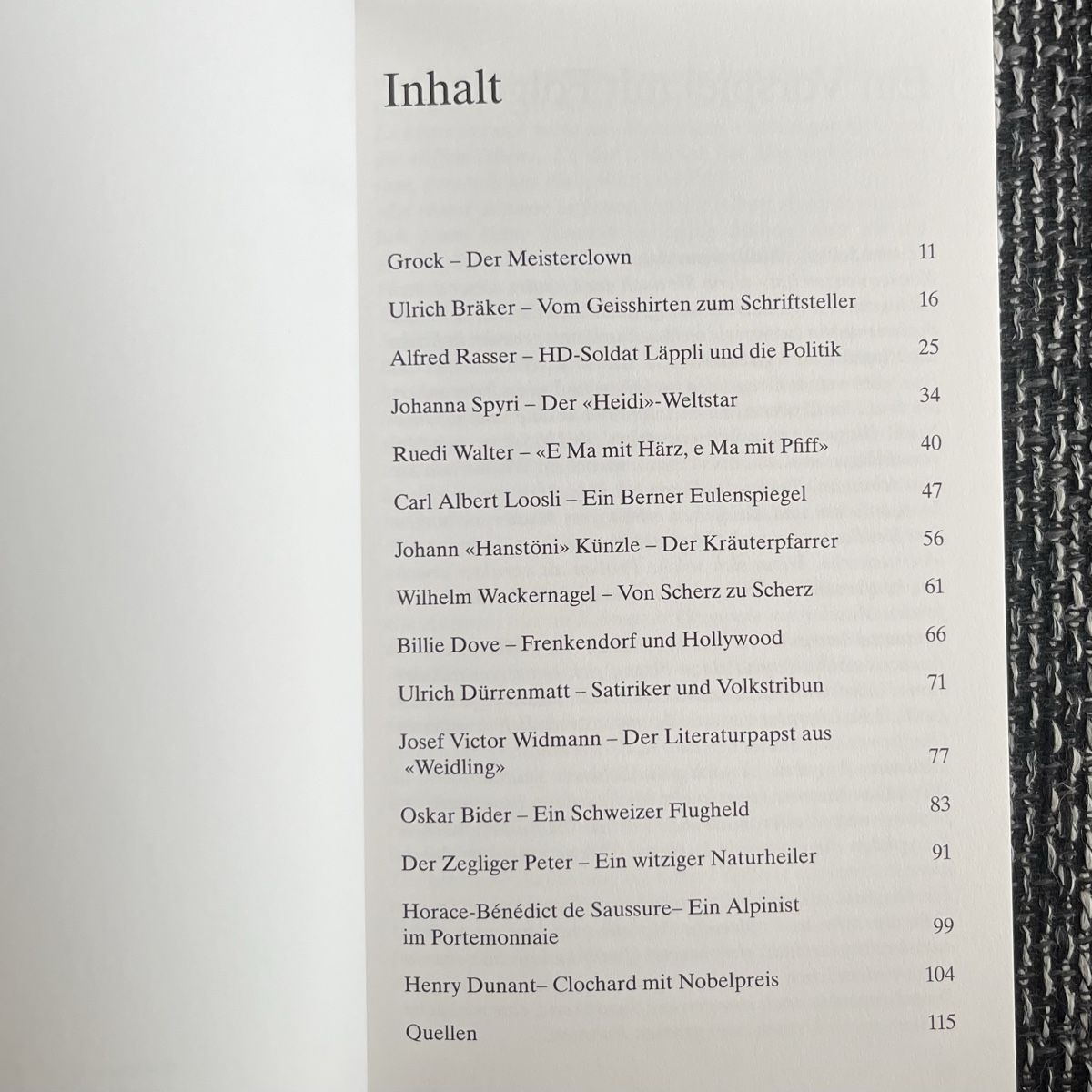 Libri: Schweizer Originale – Usato da Schwyz venduto da rs-trend 2