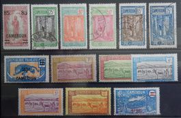 Kamerun Franz. Kolonie ex. Kat. 66-96 */(*)/gest. 1925/26