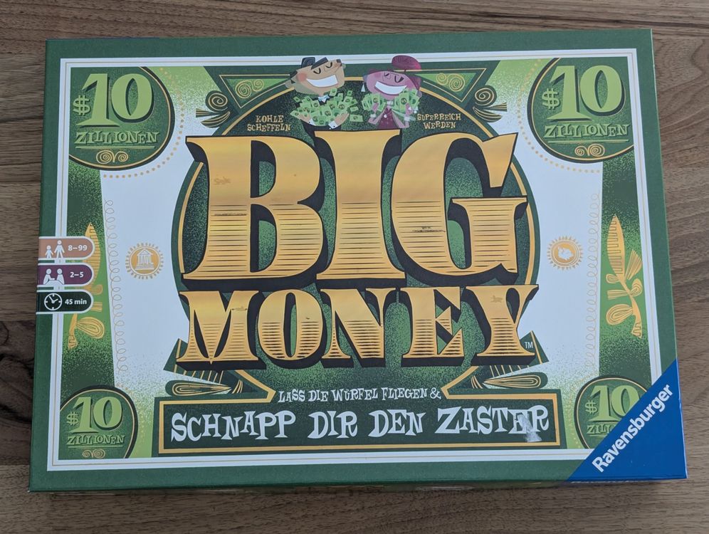 Big Money - Das Brettspiel für clevere Köpfe! (Gebraucht) in Uetikon am