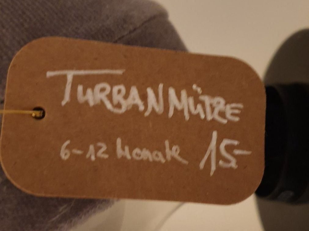 Altro abbigliamento per bambino: "Handmade" Türbanmütze – Nuovo e nell'imballaggio originale da St. Gallen venduto da Naomi290485 2