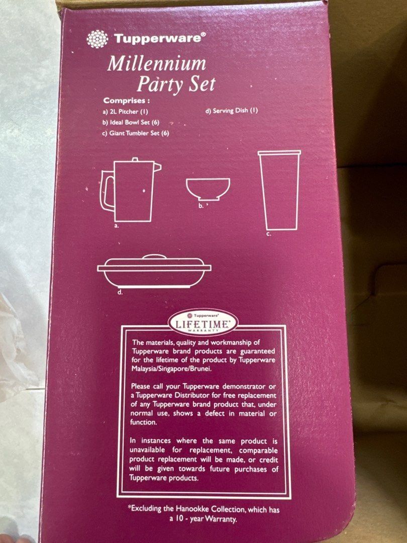 Tupperware Contenitori & Simili: Tupperware Millennium Party Set 14 Teilig Neu OVP – Nuovo e nell'imballaggio originale da Saas-Grund venduto da GarageSaleToday 7
