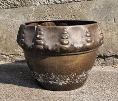 Pot de fleur en laiton