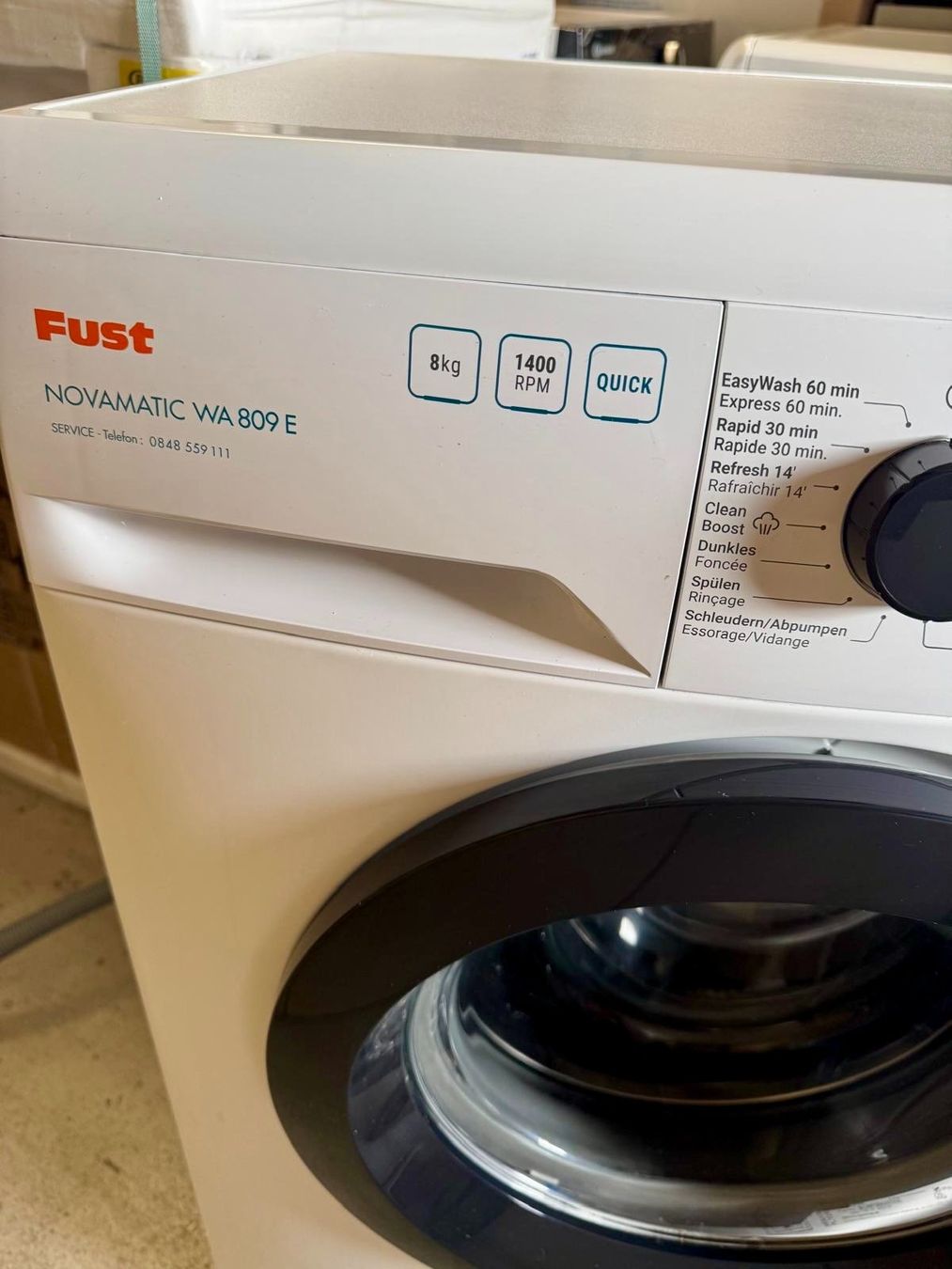 Novamatic Waschmaschinen: Waschmaschine Novomatic WA 809E occ. – Gebraucht aus Rümlang von gya_hx5x 1