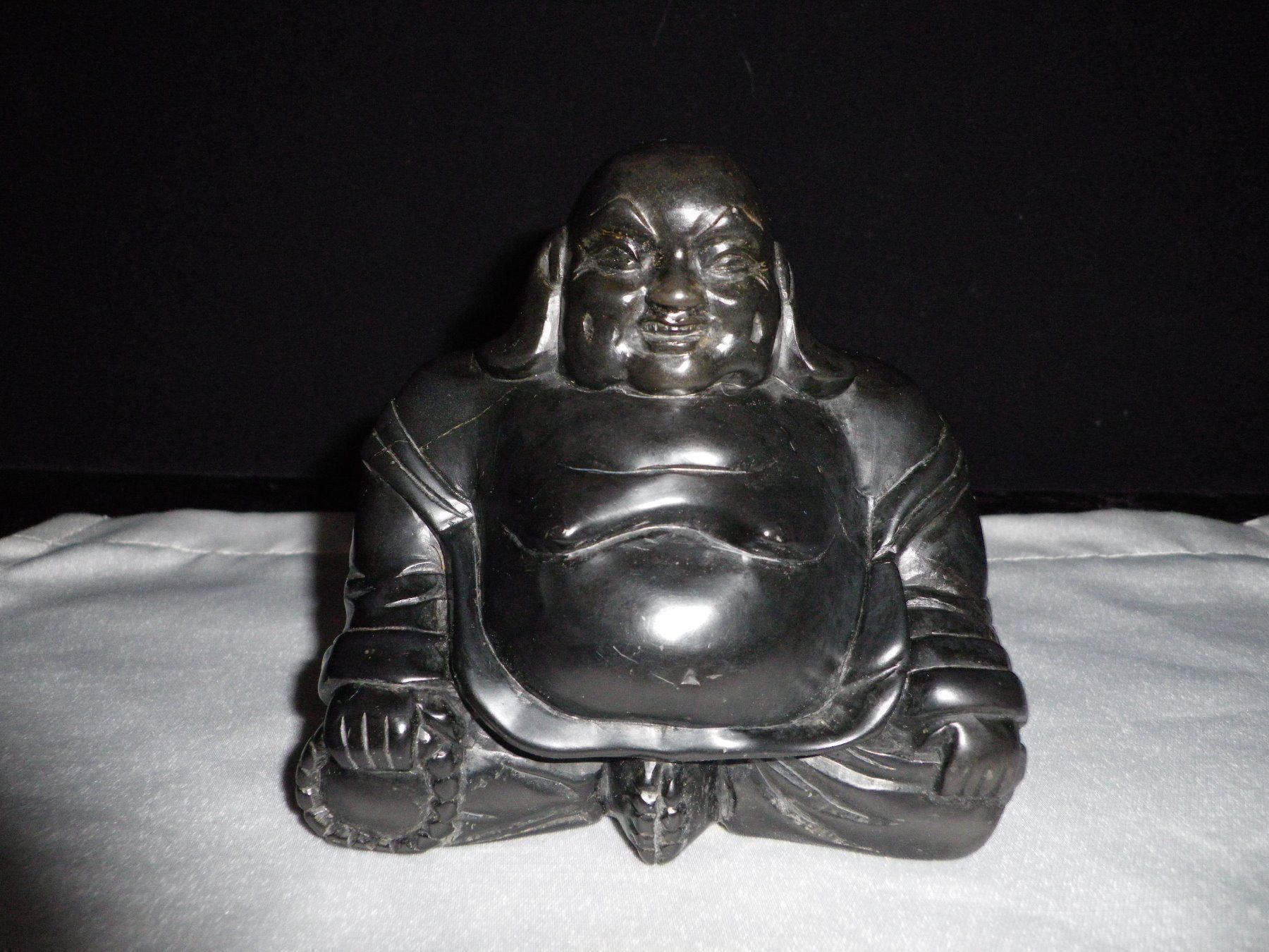 Sculture & Statue: Budda aus Echtstein – Usato da Reinach BL venduto da Annodomini