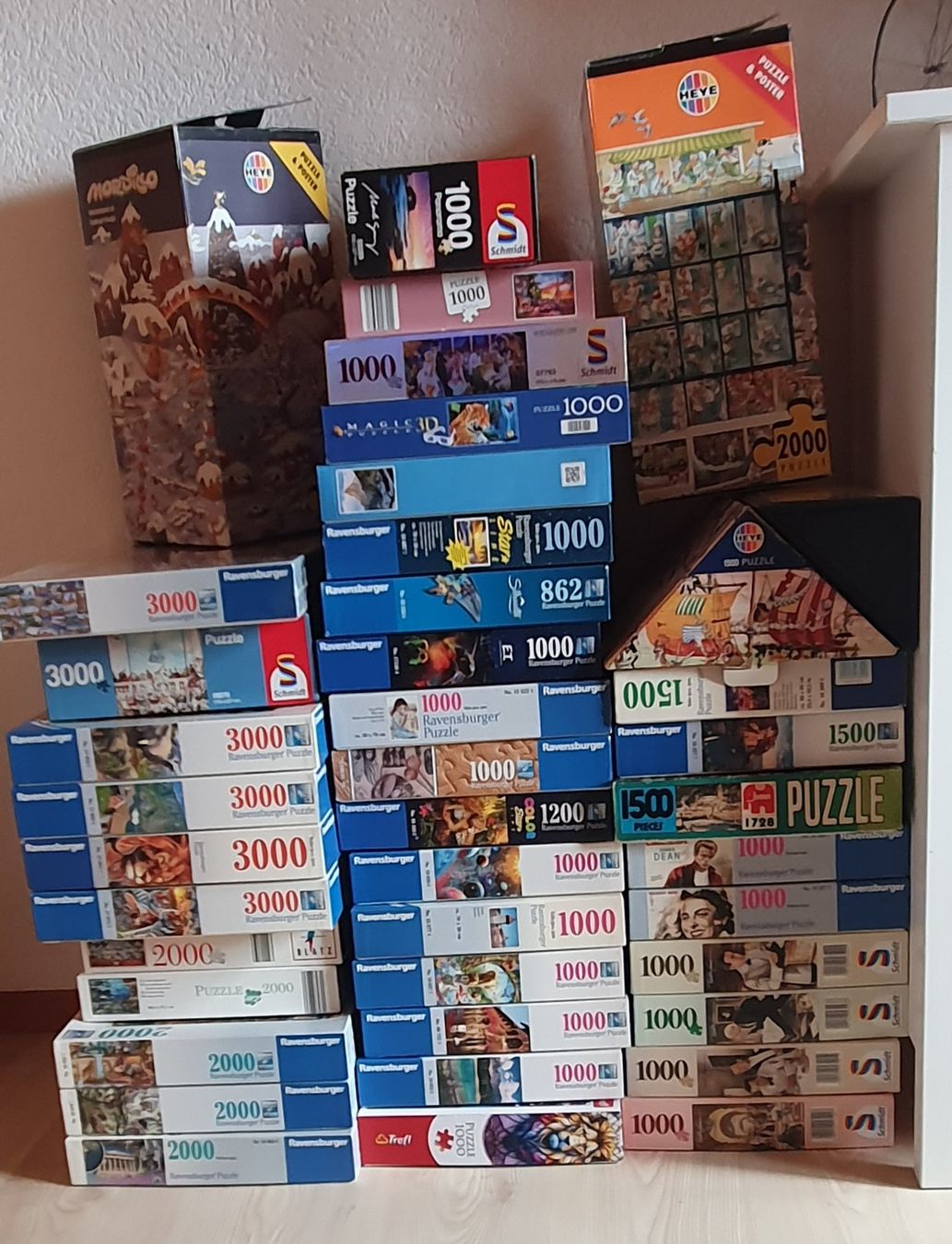 Puzzle: Puzzle Sammlung Ravensburger Schmidt Karton gebraucht – Usato da Wattwil venduto da Dato1