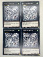 Yu-Gi-Oh! TORNADODRACHE - 4er Set - Top Zustand!