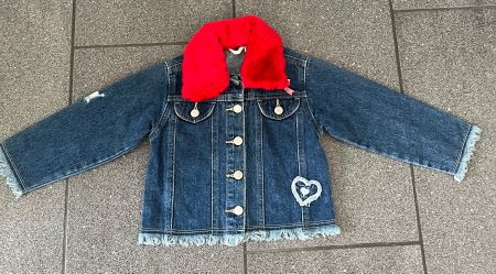 Herzige Jeansjacke Gr. 98
