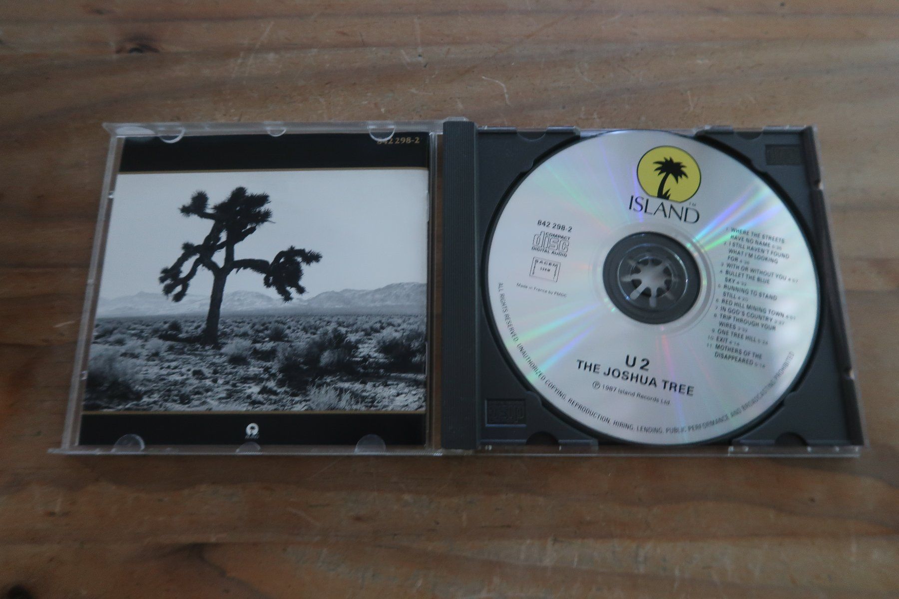 CDs: U2 - THE JOSHUA TREE - CD – Gebraucht aus Basel von Patiscat 3