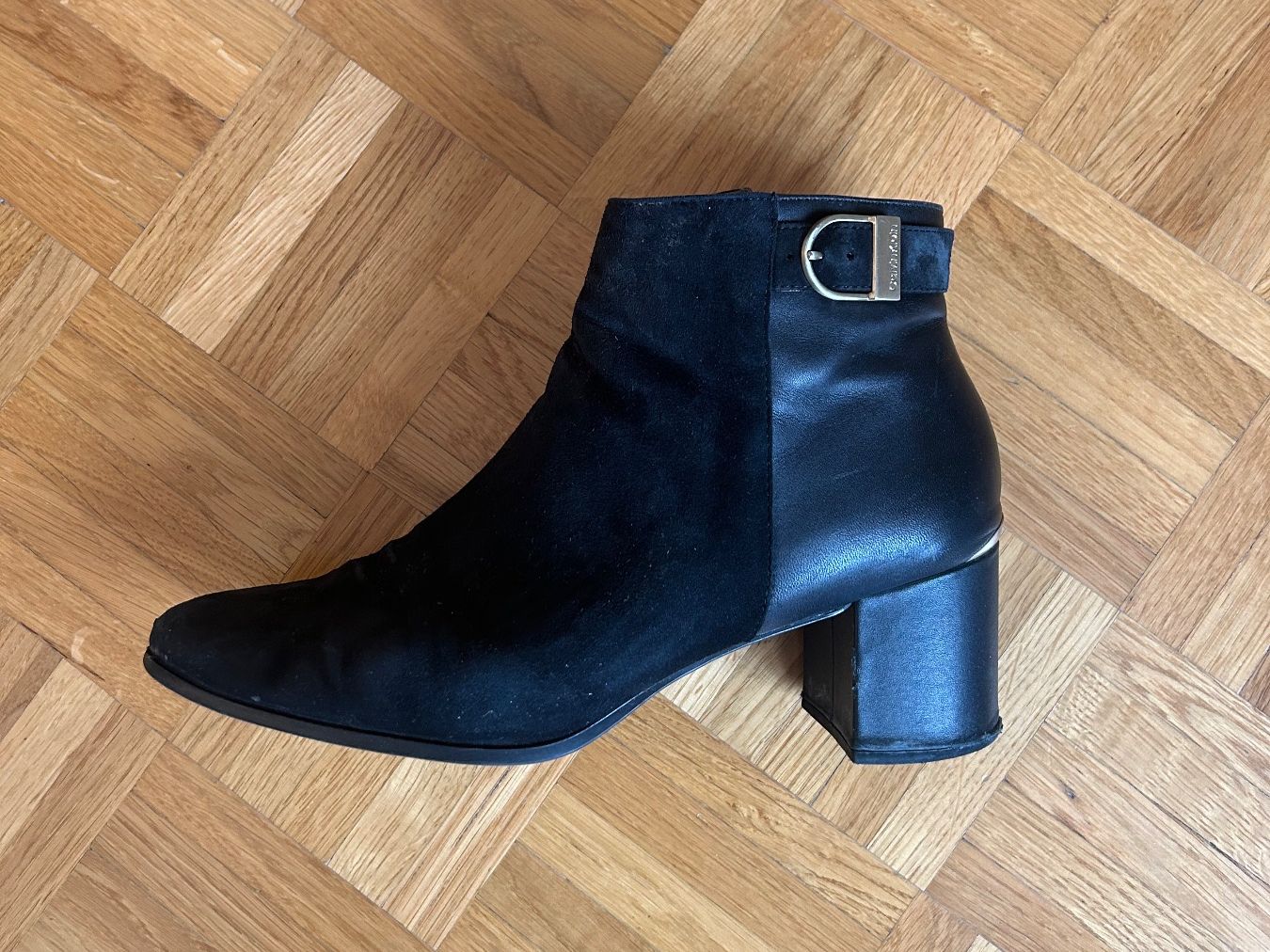 Scarpe da donna: Schwarze Wildleder/Leder Stiefeletten, Grösse 41 – Usato da Zürich venduto da 11Orchidee30 3