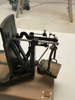 Antike Sackwaage 100kg mit Gewichten bis 5kg