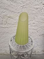 Dekorative grüne Glasvase, H: 21cm