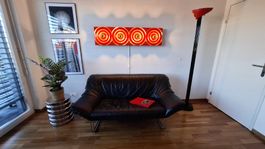 Rare 70er Jahre Kartell Paneele / Lampen Wandbeleuchtung