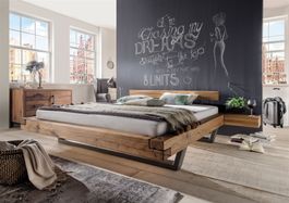 Balkenbett Schwebebett ARIA 160x200cm
