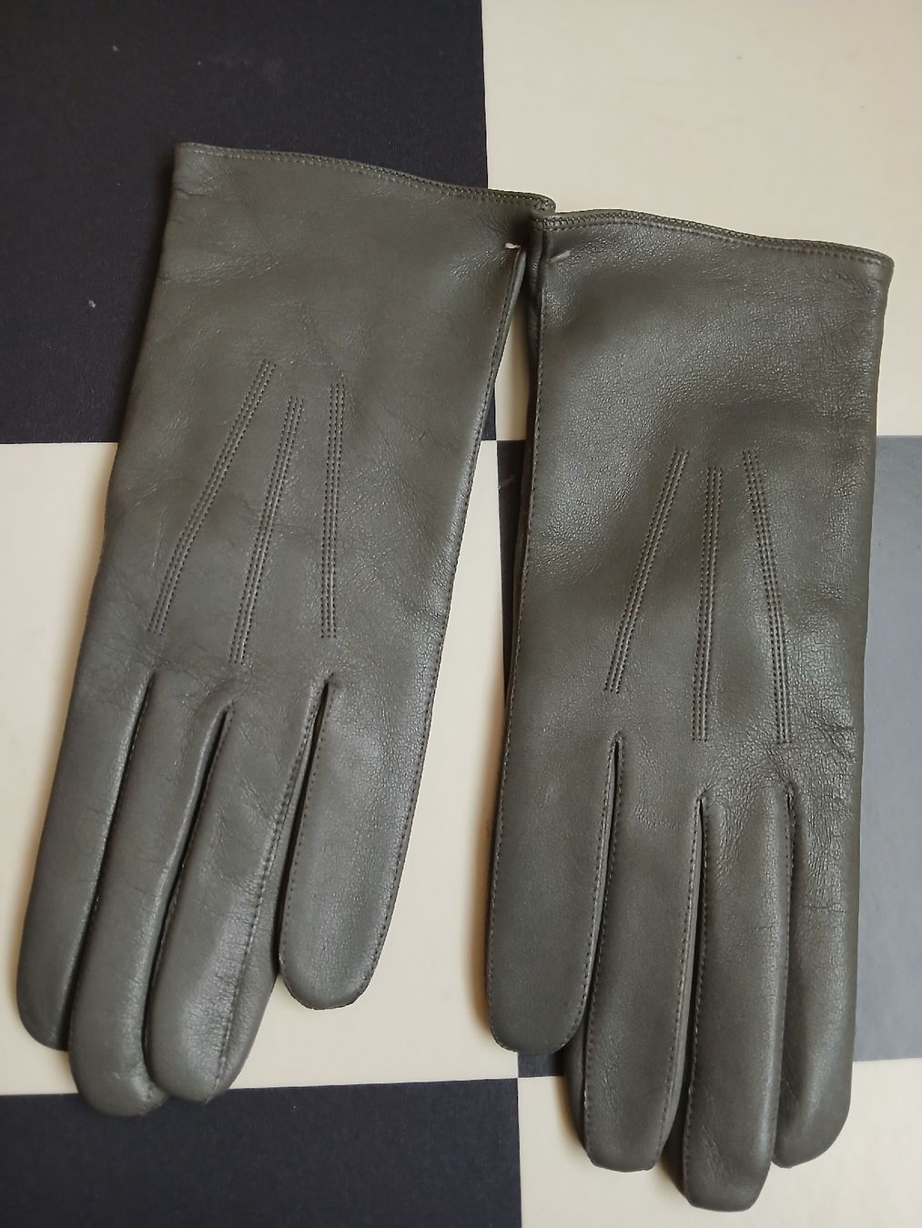 Guanti & manicotti: Nappa Lederhandschuhe, Grösse 8, Grau, Winter, Warm! – Nuovo (secondo la descrizione) da Kleindöttingen venduto da Christina22 4