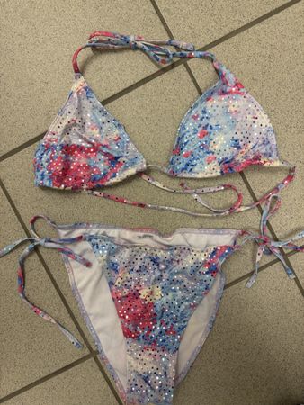 Bikini Gr. M  mit Rock mit Glitzer neu☀️🌊