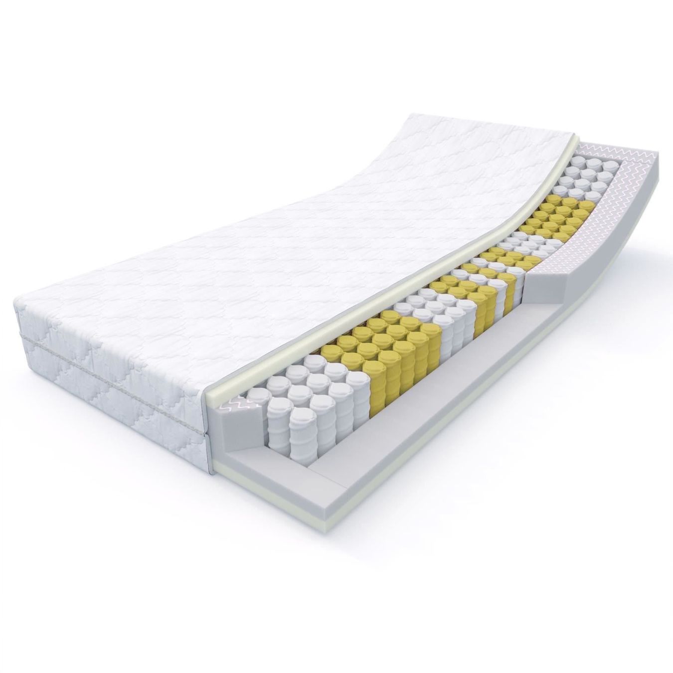 Materassi: Taschenfederkern Matratze 90x200 H5 – Nuovo e nell'imballaggio originale da Bottighofen venduto da zaap