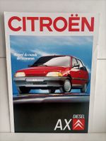 Brochure Citroen AX 1988 Diesel 14D/14RD/14TR (FR)