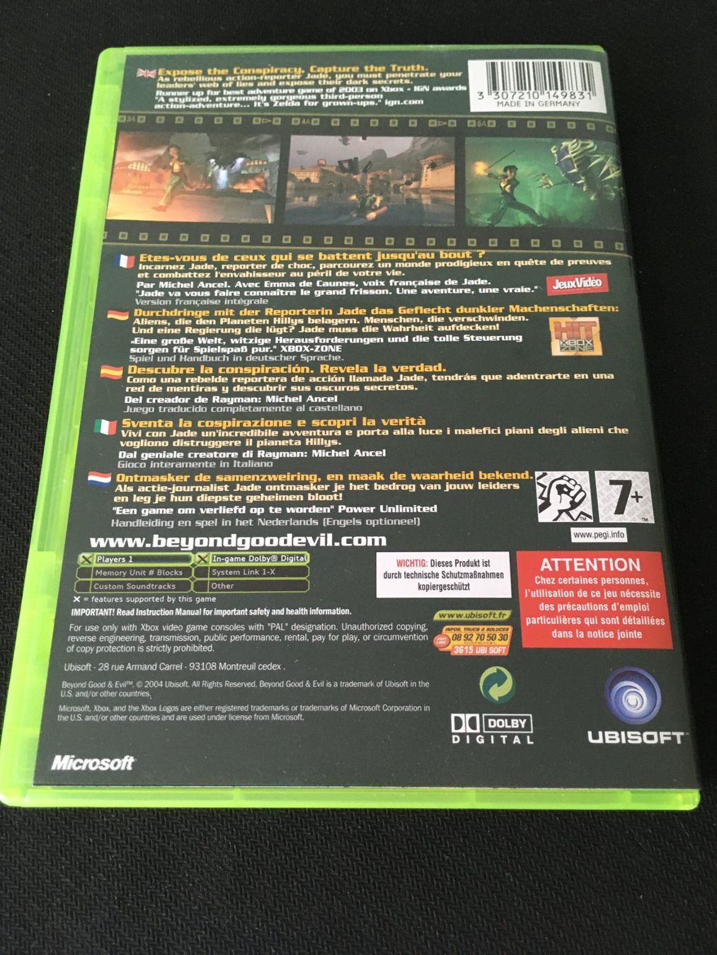 Microsoft Giochi: Beyond Good & Evil für Xbox – Usato da St.Gallen venduto da sjosjo 1