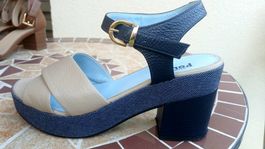 POLLINI DAMEN SANDAL AUS LEDER GRÖSSE 40