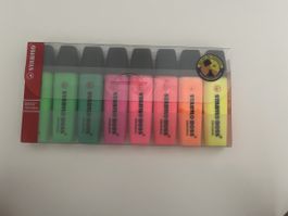 Stabilo Boss Original Textmarker Set, 8 Stk, Neu & OVP