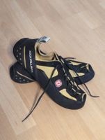 Kletterschuhe Rock Pillars Grippin schwarz gelb gebraucht