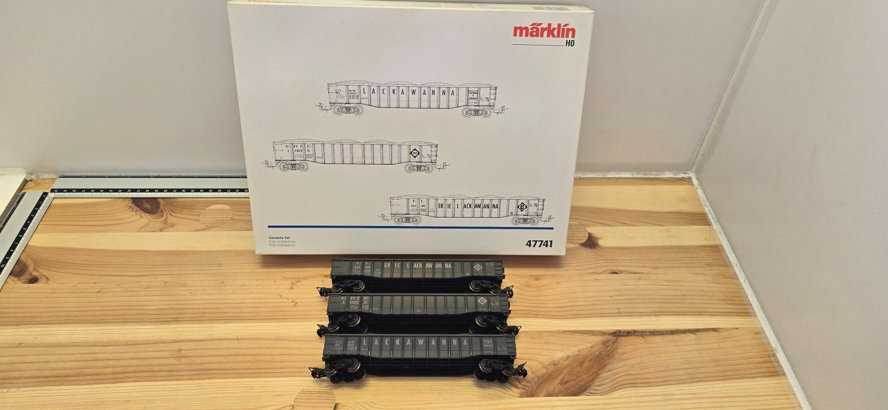 Märklin Modellini di ferrovie: Märklin 47741 Wagen-Set ´Anthrazitkohle-Transport´ – Nuovo (secondo la descrizione) da Büsserach venduto da ModellbahnDepot