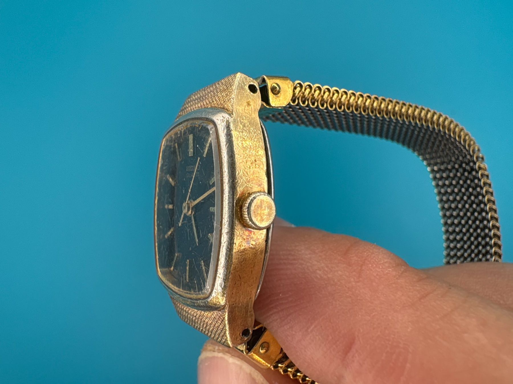 Seiko Montres: Goldfarbene Seiko Quarz – D'occasion à Elgg par Jo_Naj 1
