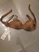 Bikini Oberteil Calzedonia braun Grösse 75B neu