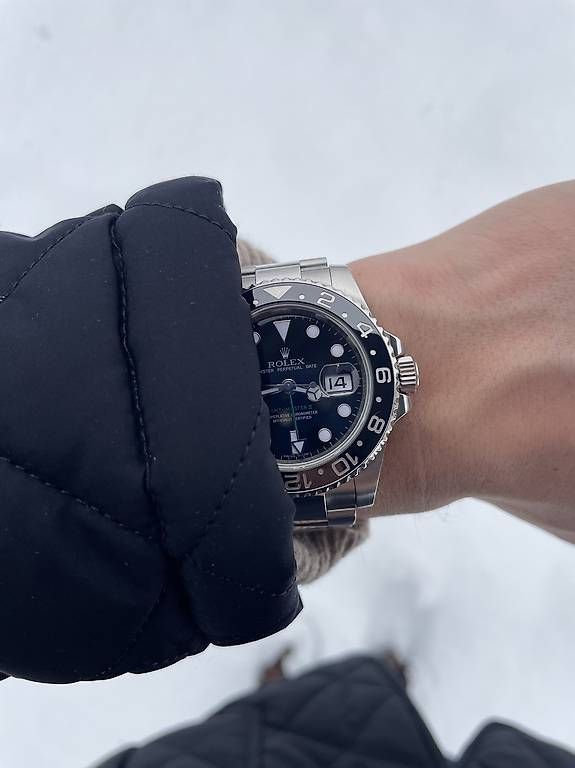 Rolex Uhren: Rolex GMT Master 2 black bezel – Gebraucht aus Genève von Videdress22 2