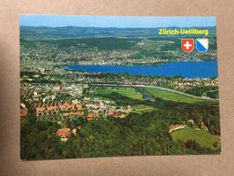 AK Flugaufnahme Uetliberg  Zürich Zürichsee Panorama