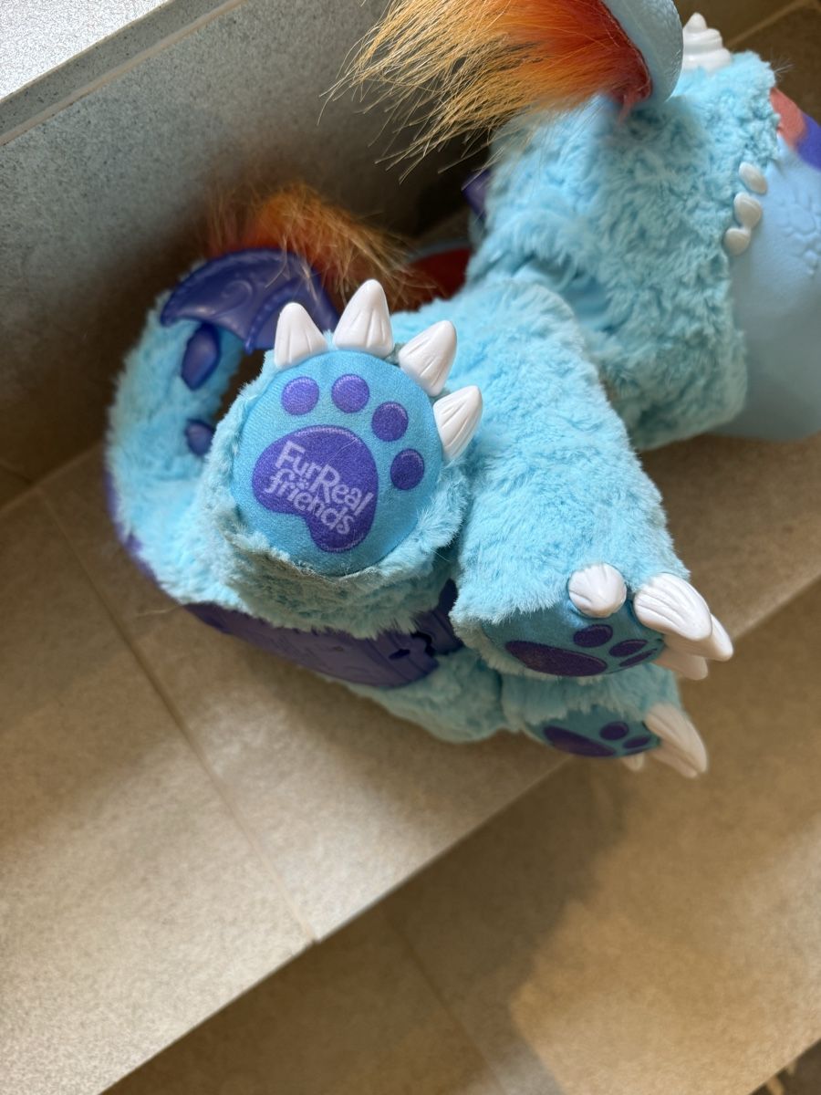 FurReal Spielzeuge: FurReal Friends Plüschtier Drache blau, interaktiv, Top! – Gebraucht aus St. Erhard von Cfreya 3