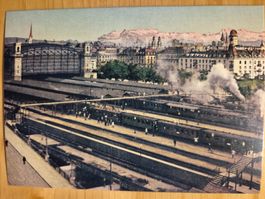 Zürich HB - Bahnhof mit 11 Gleisen - 1904