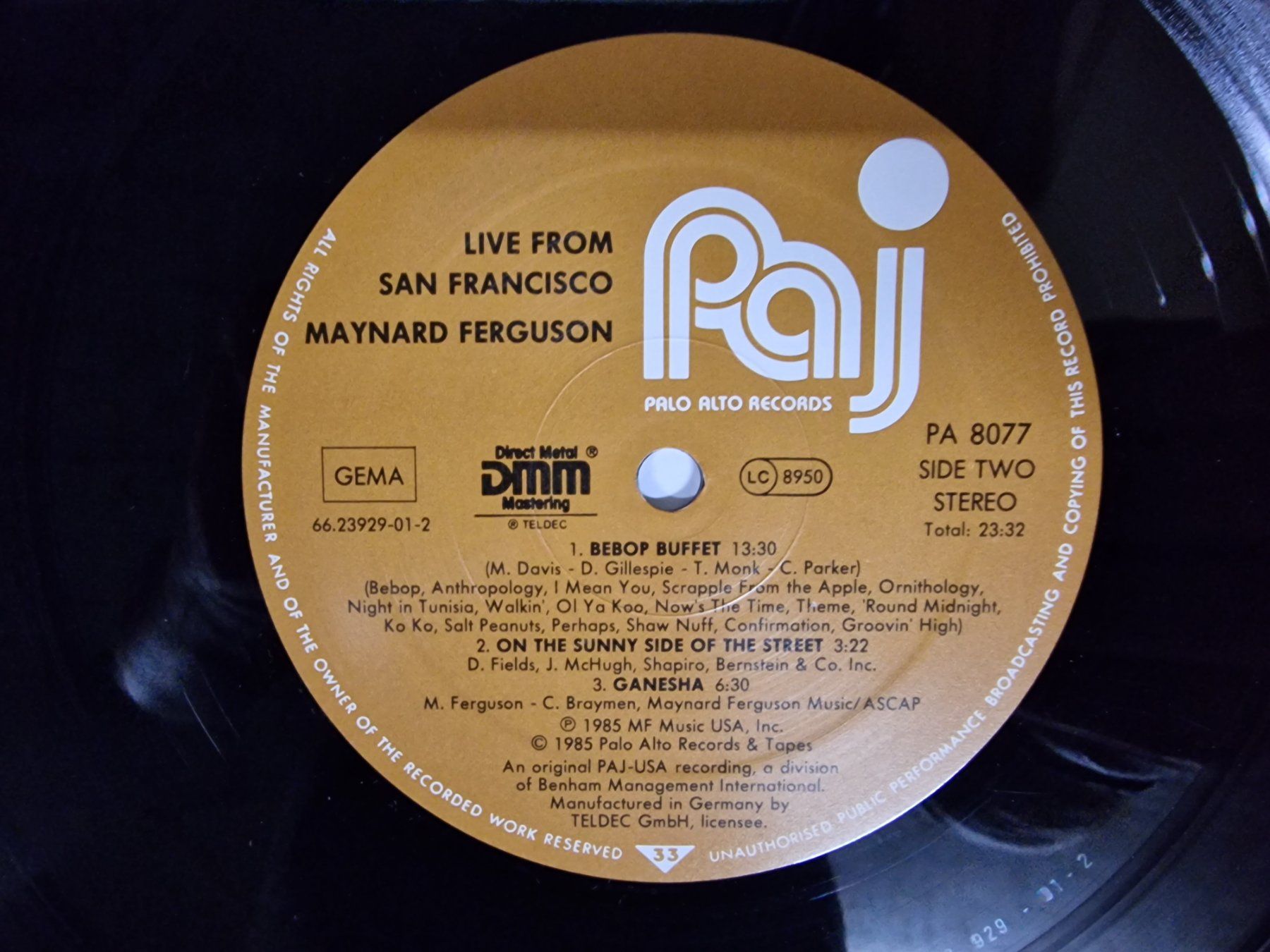 Dischi in vinile: Maynard Ferguson LP – Live From San Francisco – Usato da Root venduto da atelier22 2