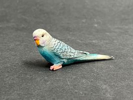 Schleich Wellensittich blau Vogel