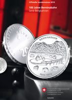 20 Franken Silbermünze 2010 «Berninabahn» 20g, 835er