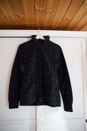 Roxy Fleece Jacke, Grösse M, Schwarz - Top Zustand!