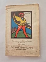 Schiessplaan Oberaargauisches Landesschiessen Burgdorf 1933