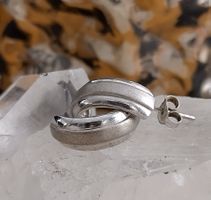 OHRRINGE SILBER 925  HALBCREOLEN