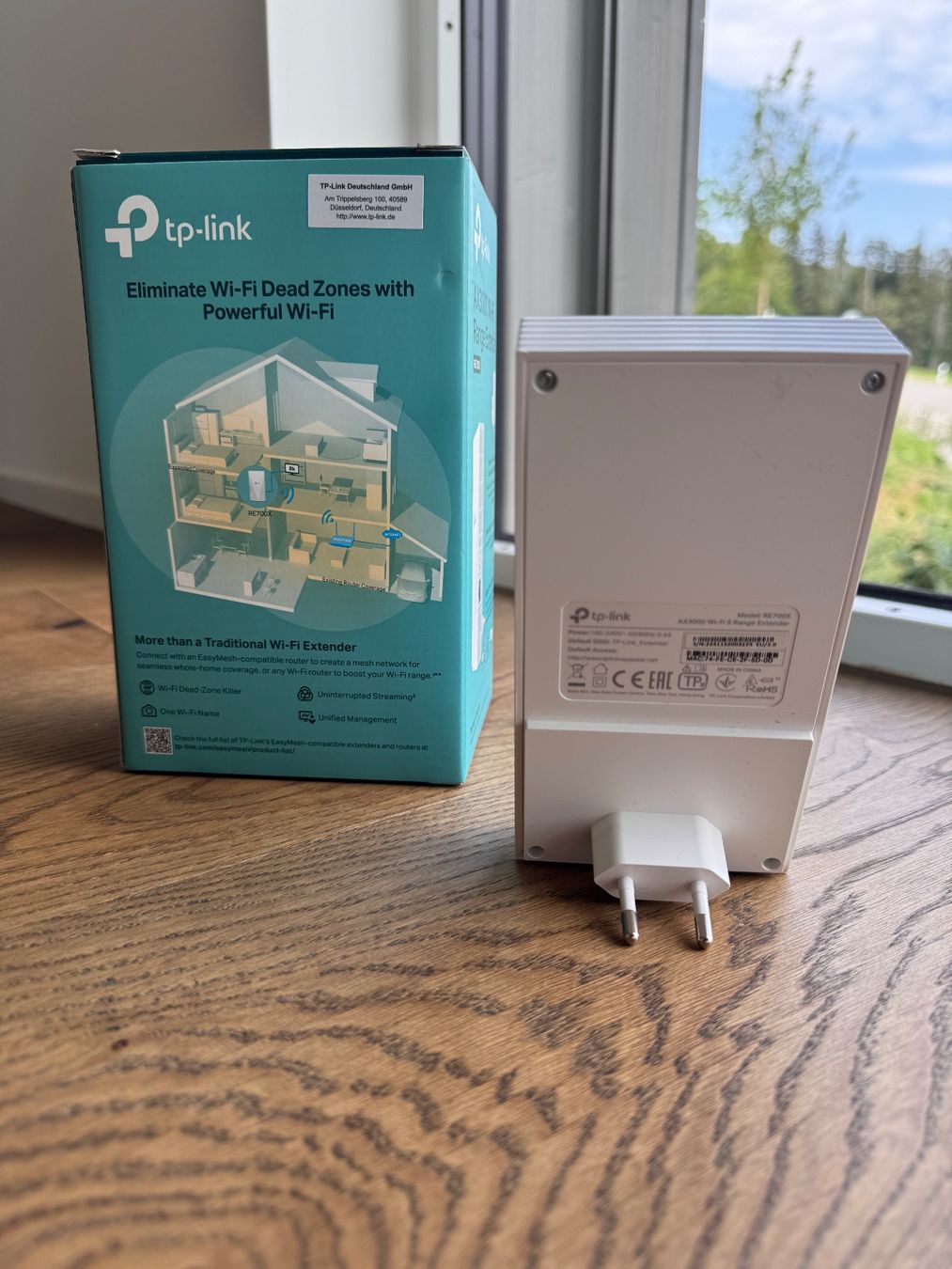 TP-Link Wlan: TP-Link AX3000 Wi-Fi 6 Range Extender RE700X neuwertig – Gebraucht aus Egg b. Zürich von Romirayray 2