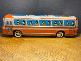 Vintage Blechspielzeug Bus Tokyo Tower Coach Friktion Indien
