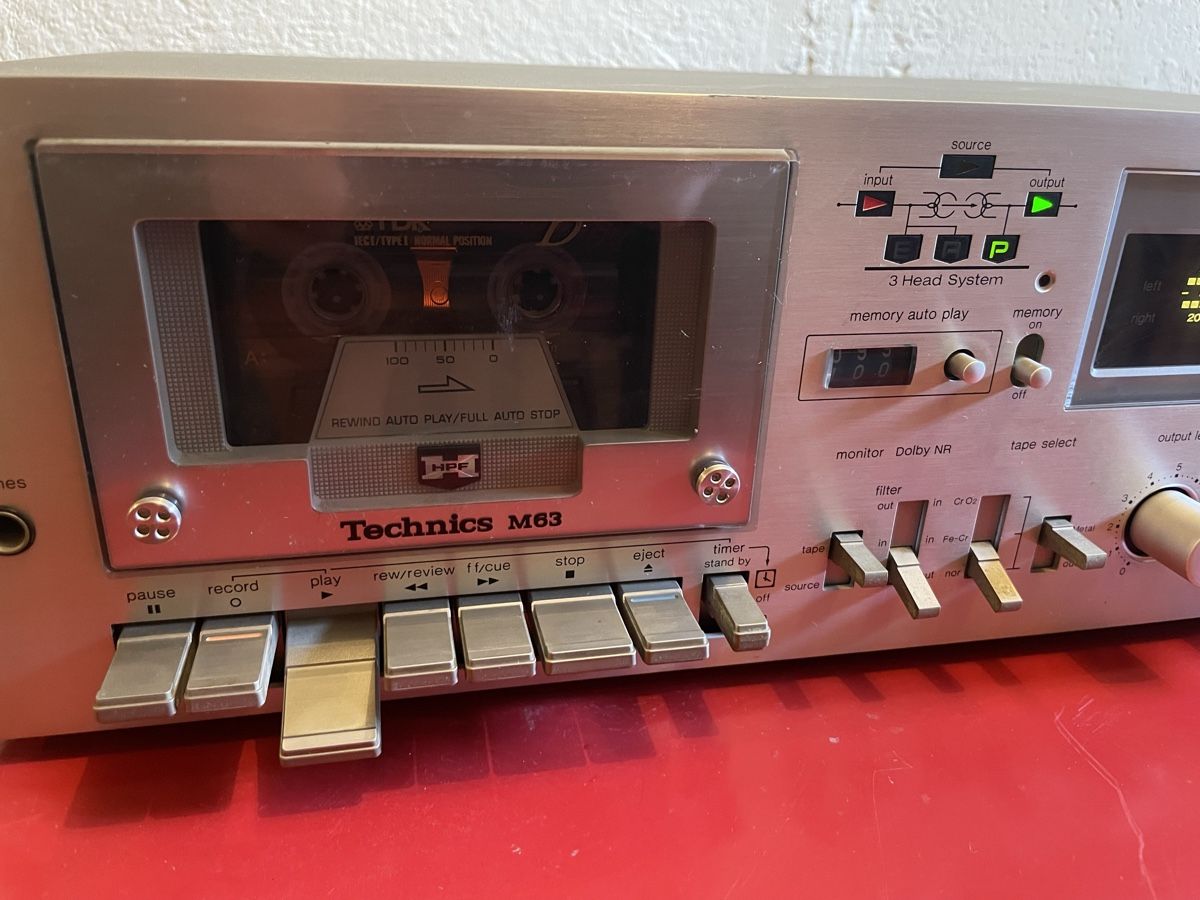 Technics Lettore multimediale & Streamer: Technics M63 Kassettendeck 3 Head - Vintage – Usato da Zürich venduto da beli_30 2