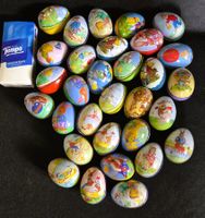 31x Eier Metall Ostereier Vintage Deko Oeufs en Métal Pâques