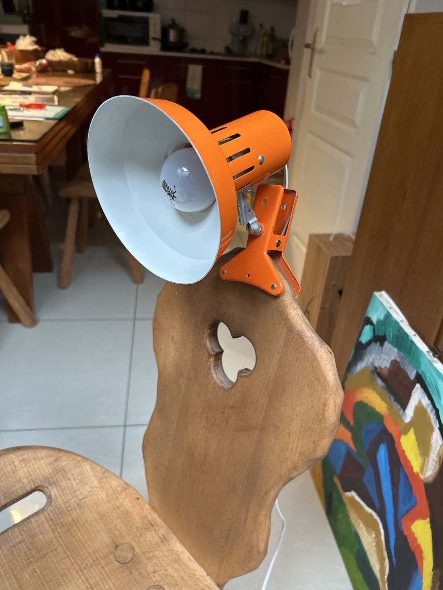 Lampen: Applique pince orange – Gebraucht aus Vernier von Leandro055