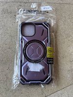 Coque antichoc violet IPhone 15 neuve