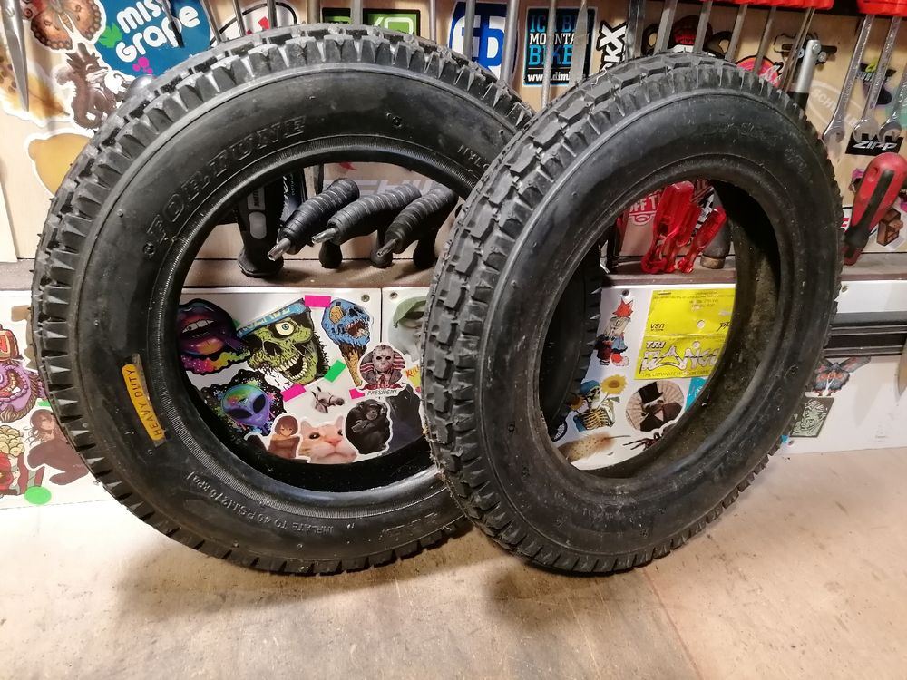 14 Zoll Reifen 2x AWINA Reifen + 2x Schläuche TR4 – 12 1/2 X 2 1/4 (54-203) Für Kinderwagen & Dreiräder Kinderfahrrad Reifen Schlauch
