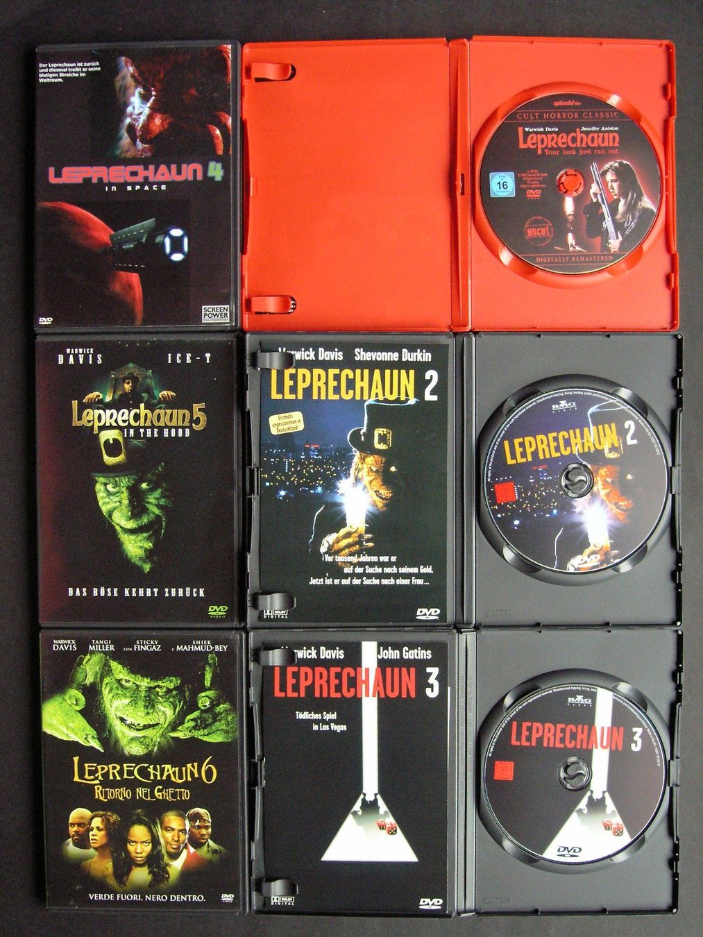 Alle DVDs: Leprechaun DVD Collection 1-6 – Gebraucht aus Zuzwil SG von vette13 6